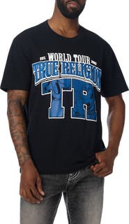 True Religion Arch Logo Buddha Graphic T-Shirt