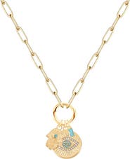 Emma Rae Evil Eye Luxe Everlink Necklace