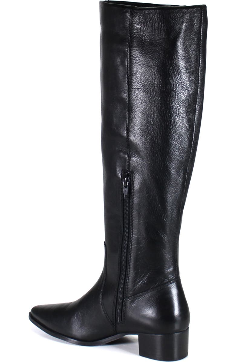 Diba True DIG ITAL Leather Sleek Tall Boot, Alternate, color, Black
