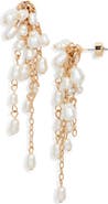 Nordstrom Faux Pearl Cascading Drop Earrings
