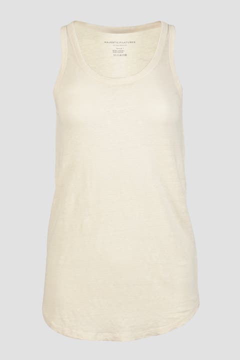 Linen Stretch HD Scoopneck Tank