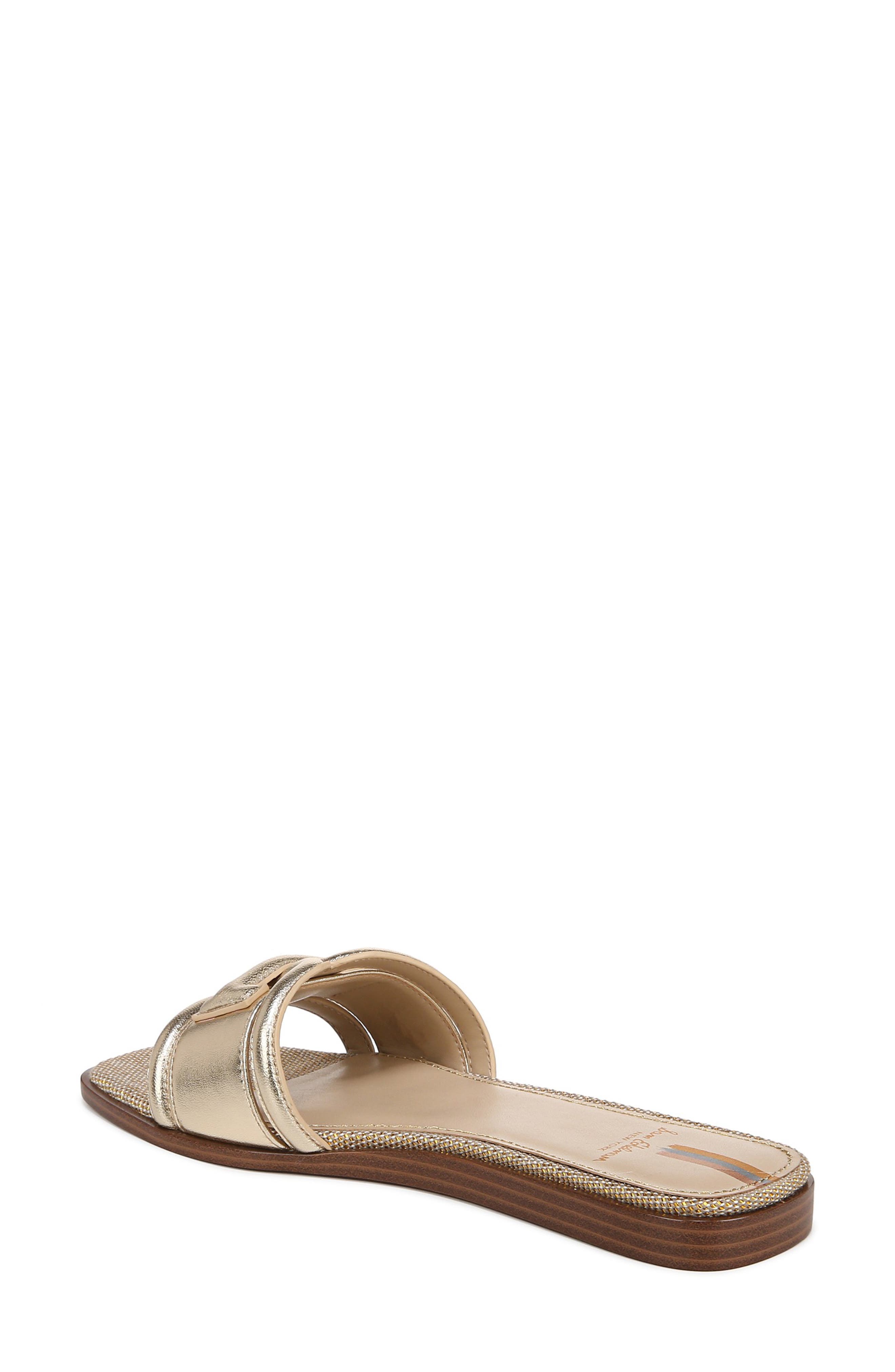 Irina Slide Sandal, Alternate, color, GOLD QUARTZ