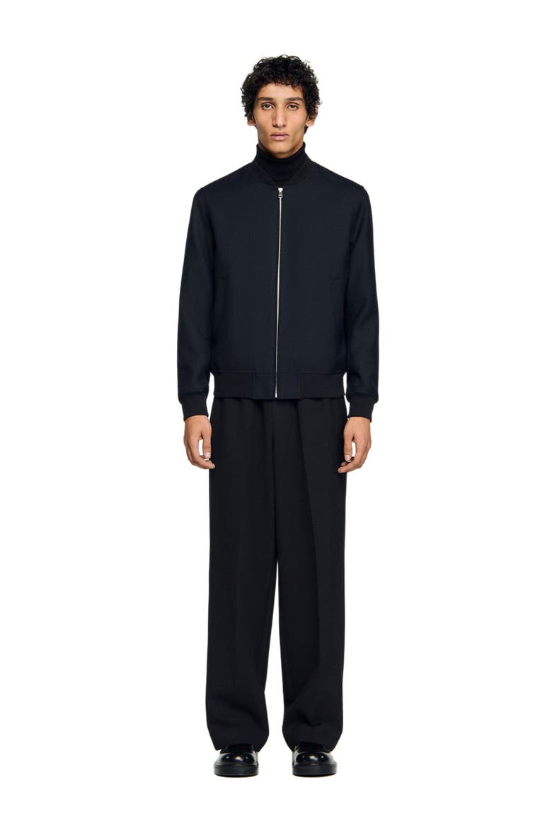 Zip-up jacket, Alternate, color, Navy blue