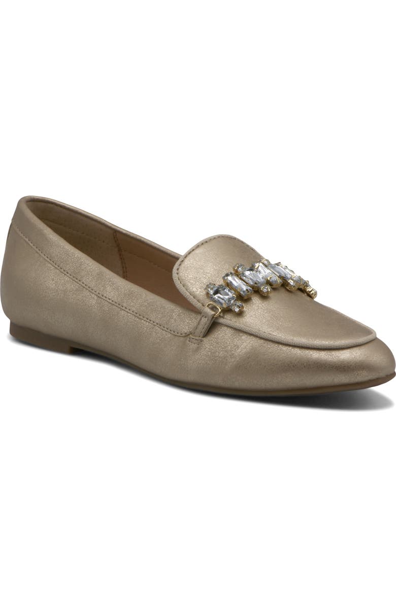 Adrienne Vittadini Dru Flat, Main, color, Gold