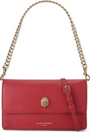 Kurt Geiger London Small Sloane Soft Leather Crossbody Bag