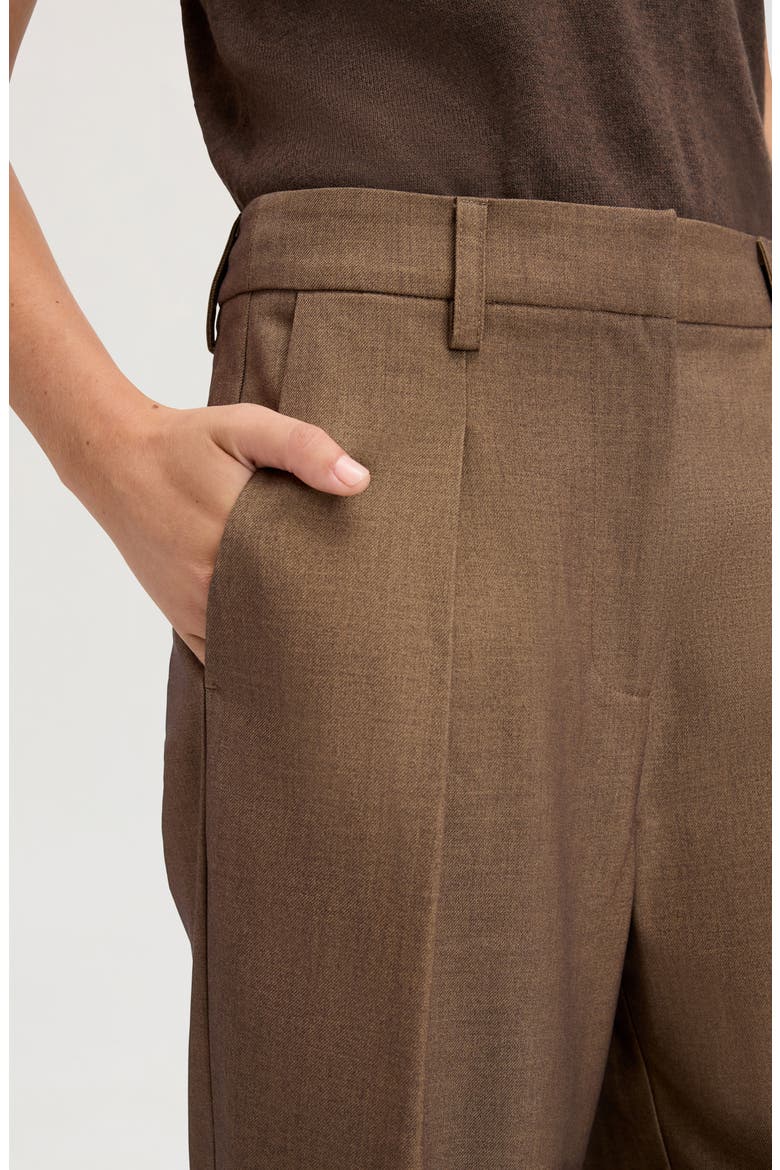Tailored Bermuda Shorts, Alternate, color, DARK BROWN
