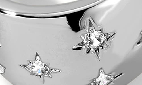 Miranda Frye Lunette Hoop Earrings In Metallic