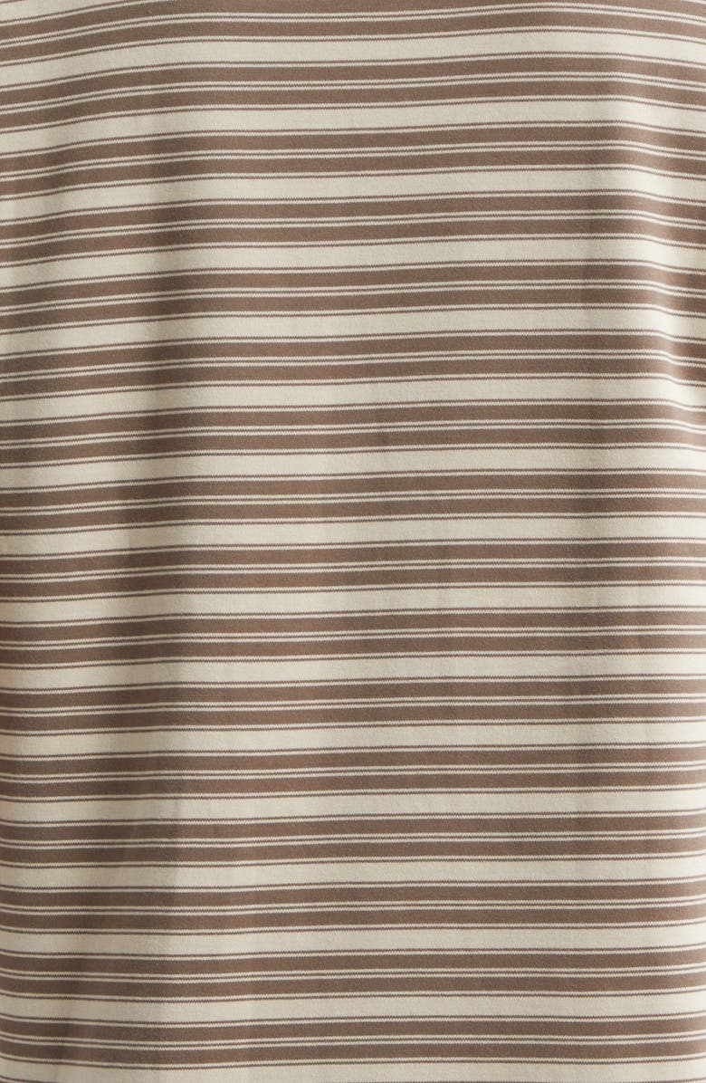 Sunspel Heavyweight Stripe Supima<sup>®</sup> Cotton T-Shirt, Alternate, color, Hazelwood/ Dark