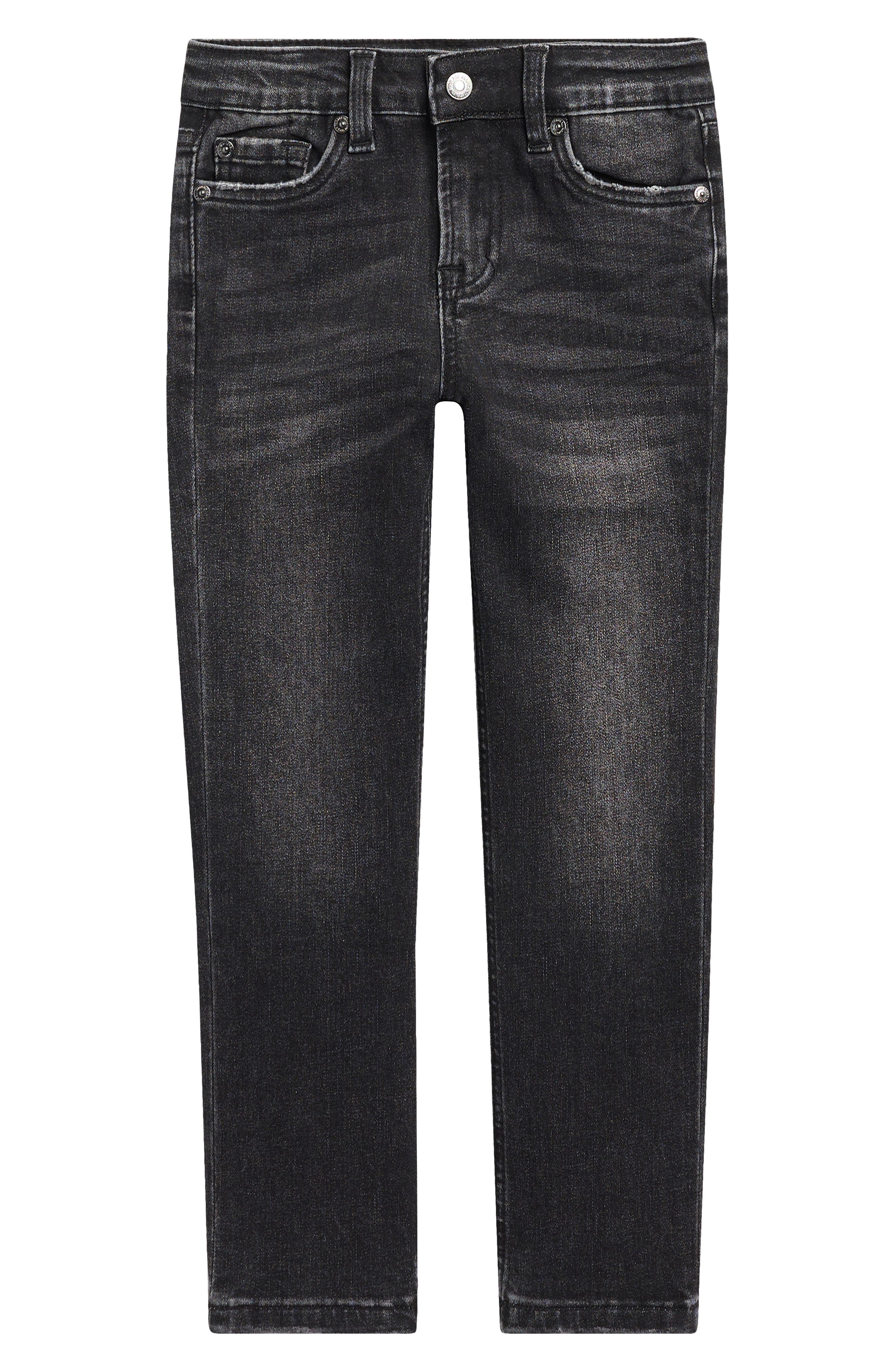 7 For All Mankind Kids' Stretch Straight Leg Jeans
