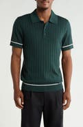 Nordstrom Ribbed Merino Wool Polo