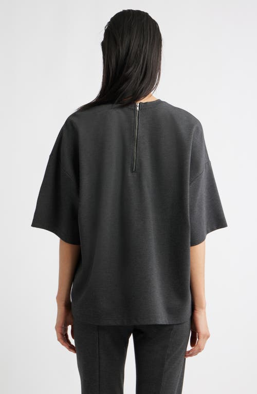 Nordstrom Ponte T-shirt In Gray