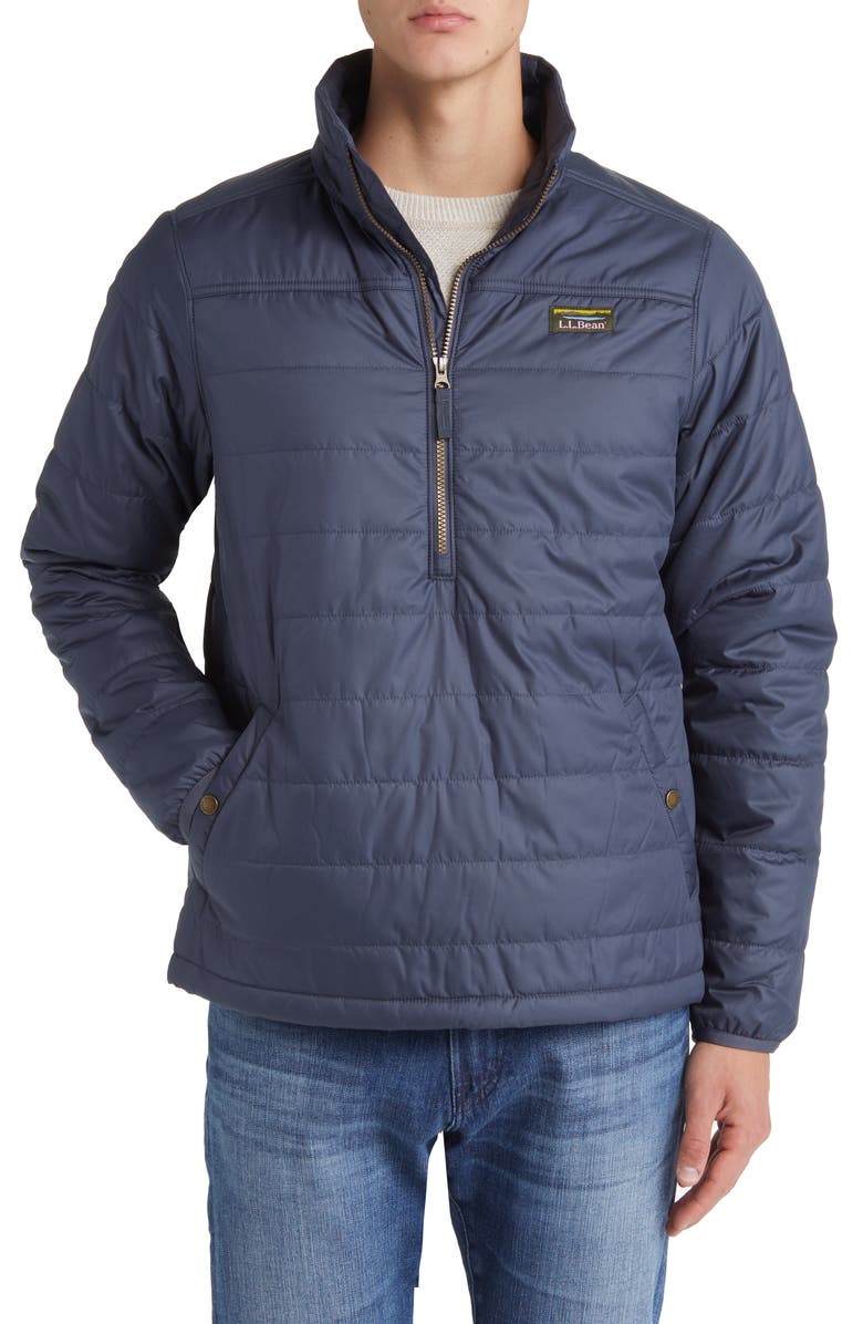 L.L.Bean Mountain Classic Water Resistant Puffer Pullover, Main, color, 