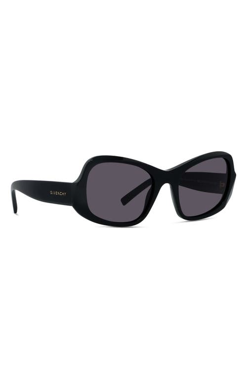 Givenchy Gv Day 54mm Geometric Sunglasses In Black