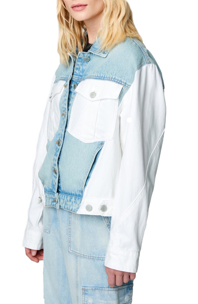 BLANKNYC Two-Tone Denim Jacket, Alternate, color,