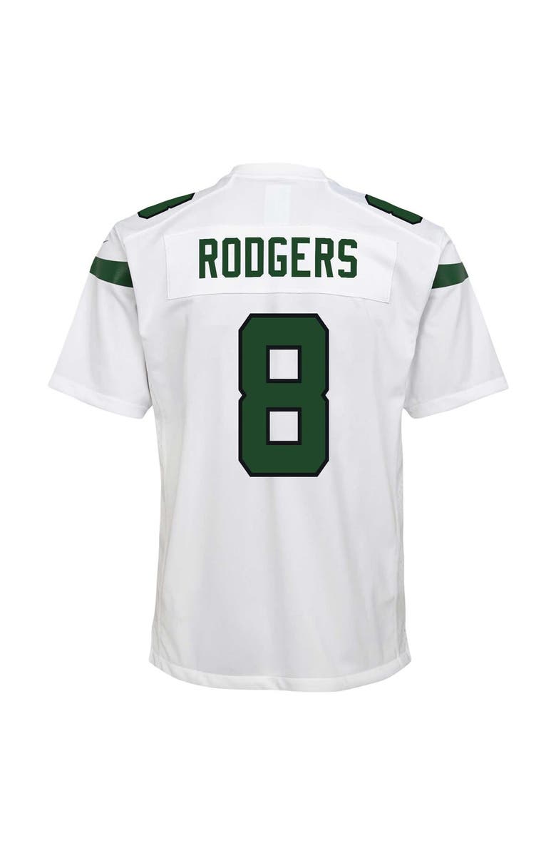 Nike Youth Nike Aaron Rodgers White New York Jets Game Jersey, Alternate, color,