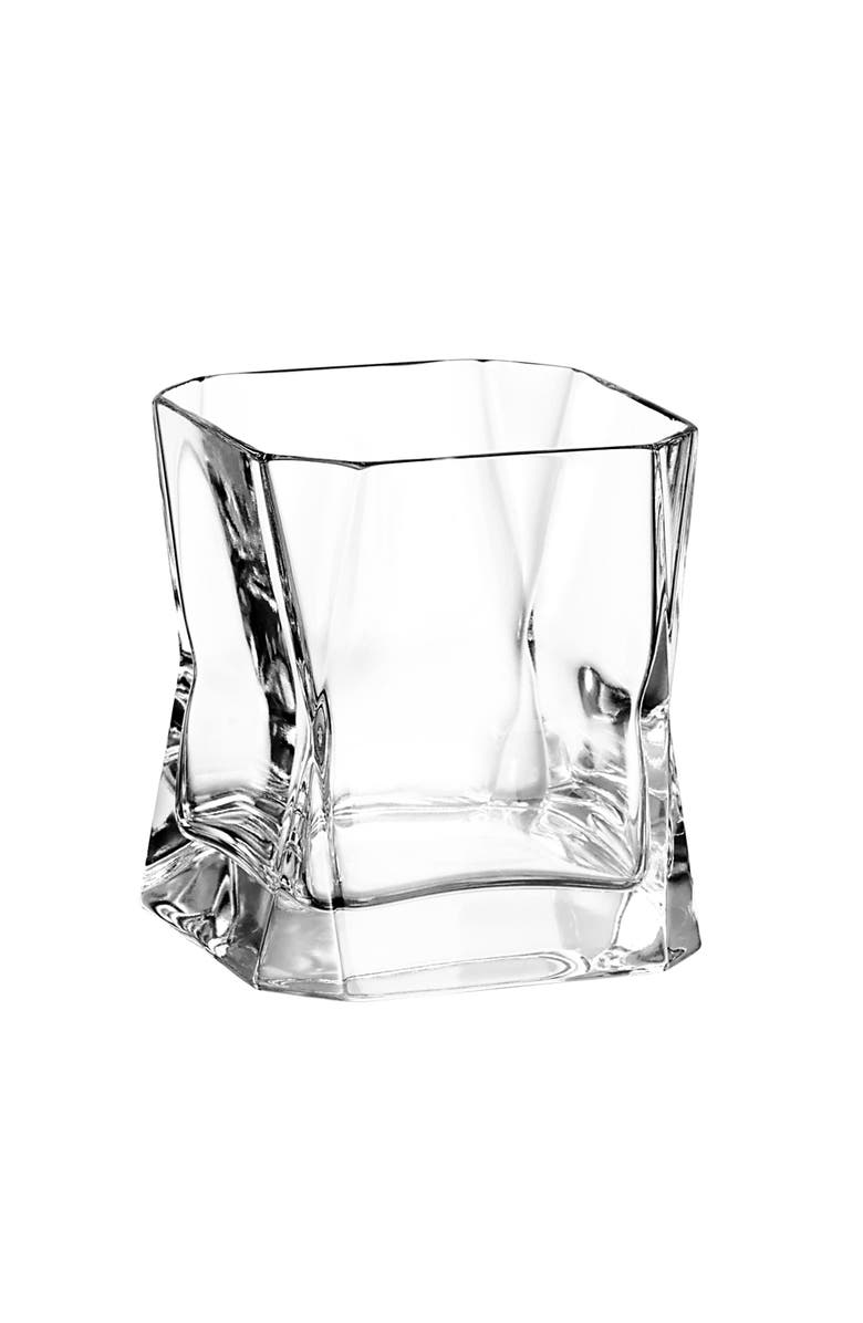 Arnolfo Di Cambio Double Old Fashion Glass Cibi Set Of 2, Main, color, Clear Crystal