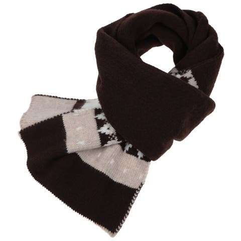 Heather Knit Ikat Scarf