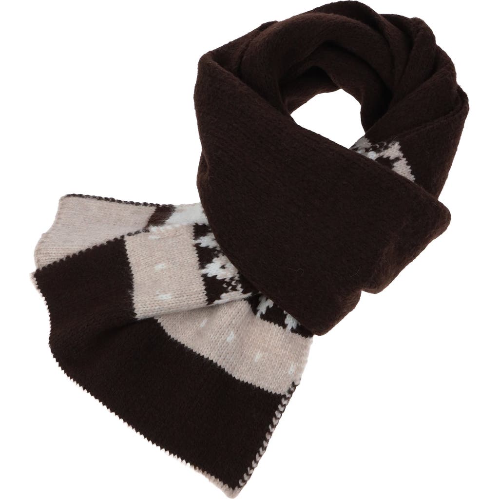 Rebecca Minkoff Heather Knit Ikat Scarf