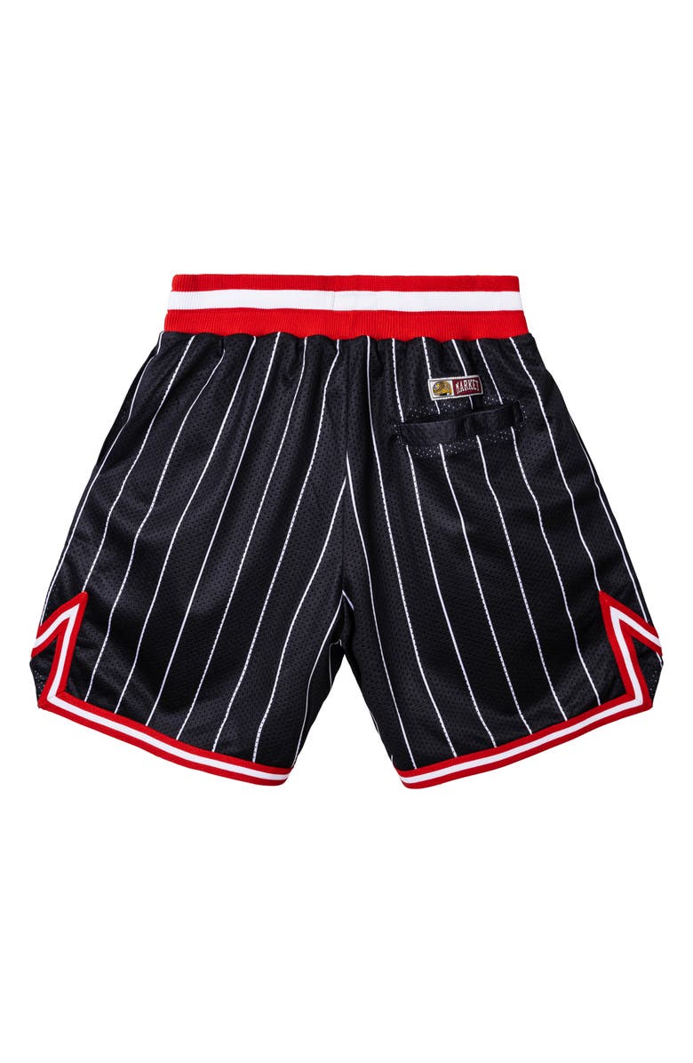 MARKET Rose Appliqué Stripe Mesh Basketball Shorts, Alternate, color,