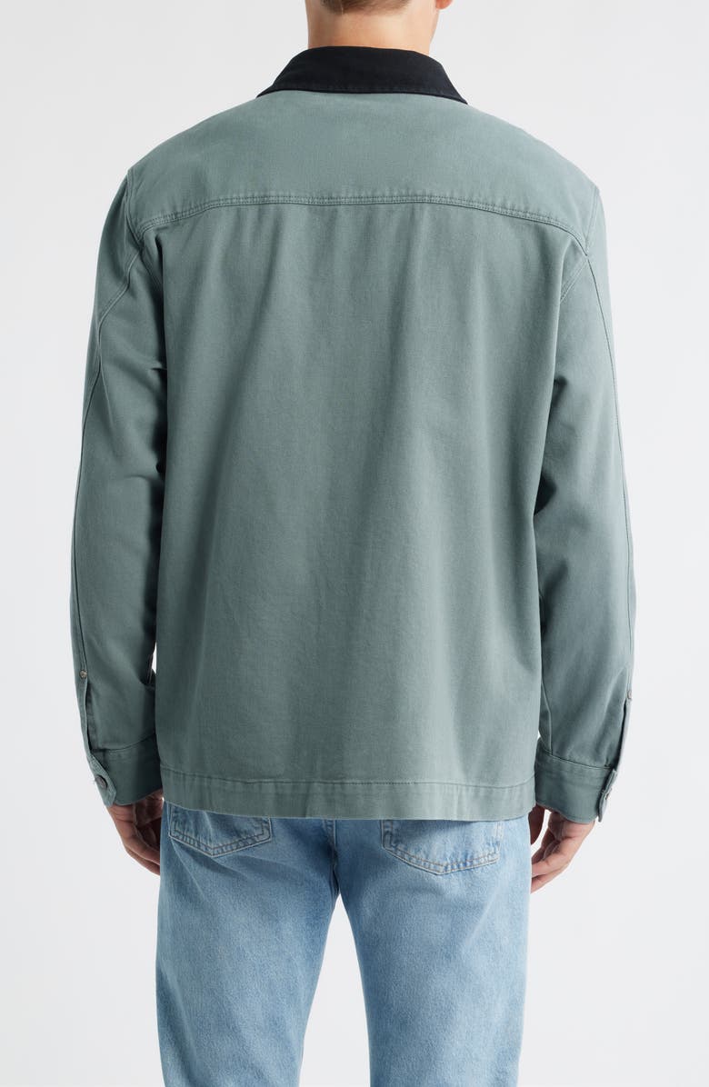 Brooklyn Industries Cotton Twill Chore Jacket, Alternate, color, Hunter Green