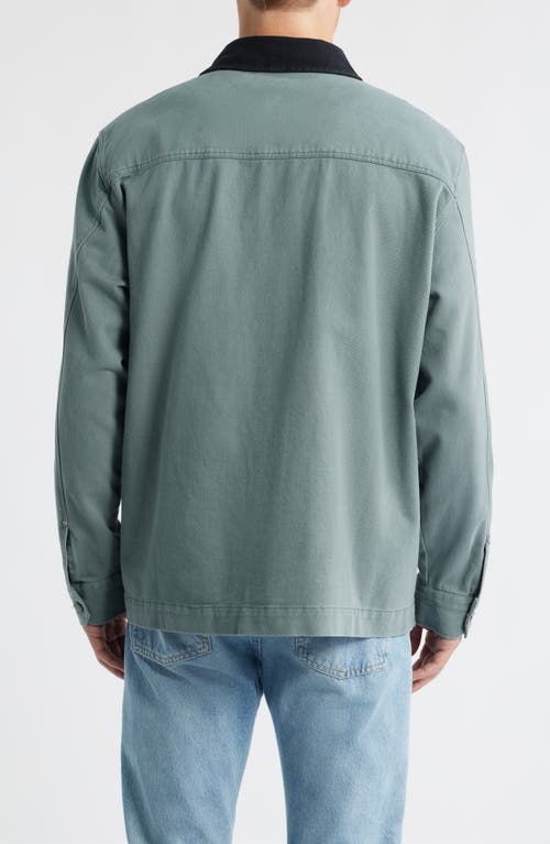 Brooklyn Industries Cotton Twill Chore Jacket In Green