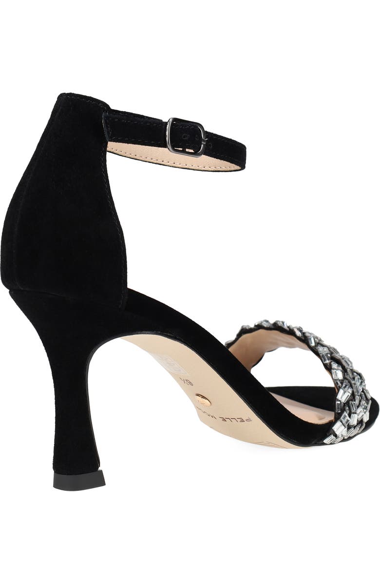 Pelle Moda Heidy Ankle Strap Sandal, Alternate, color, Black