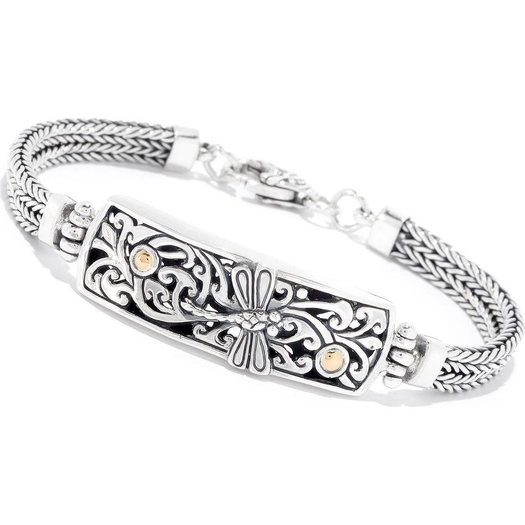 Samuel B. Dragonfly Filigree Two-tone Bracelet