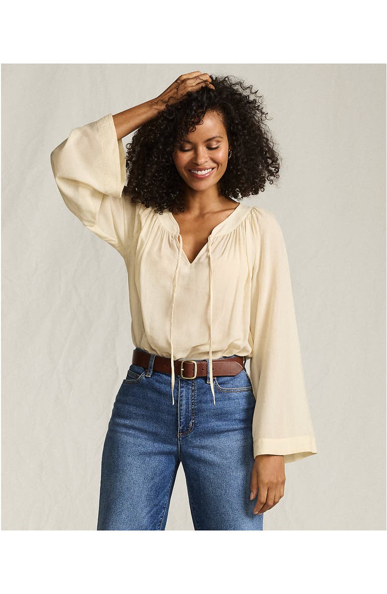 Lands' End Plus Size Reversible Denim Belt, Alternate, color, Brown/Cognac