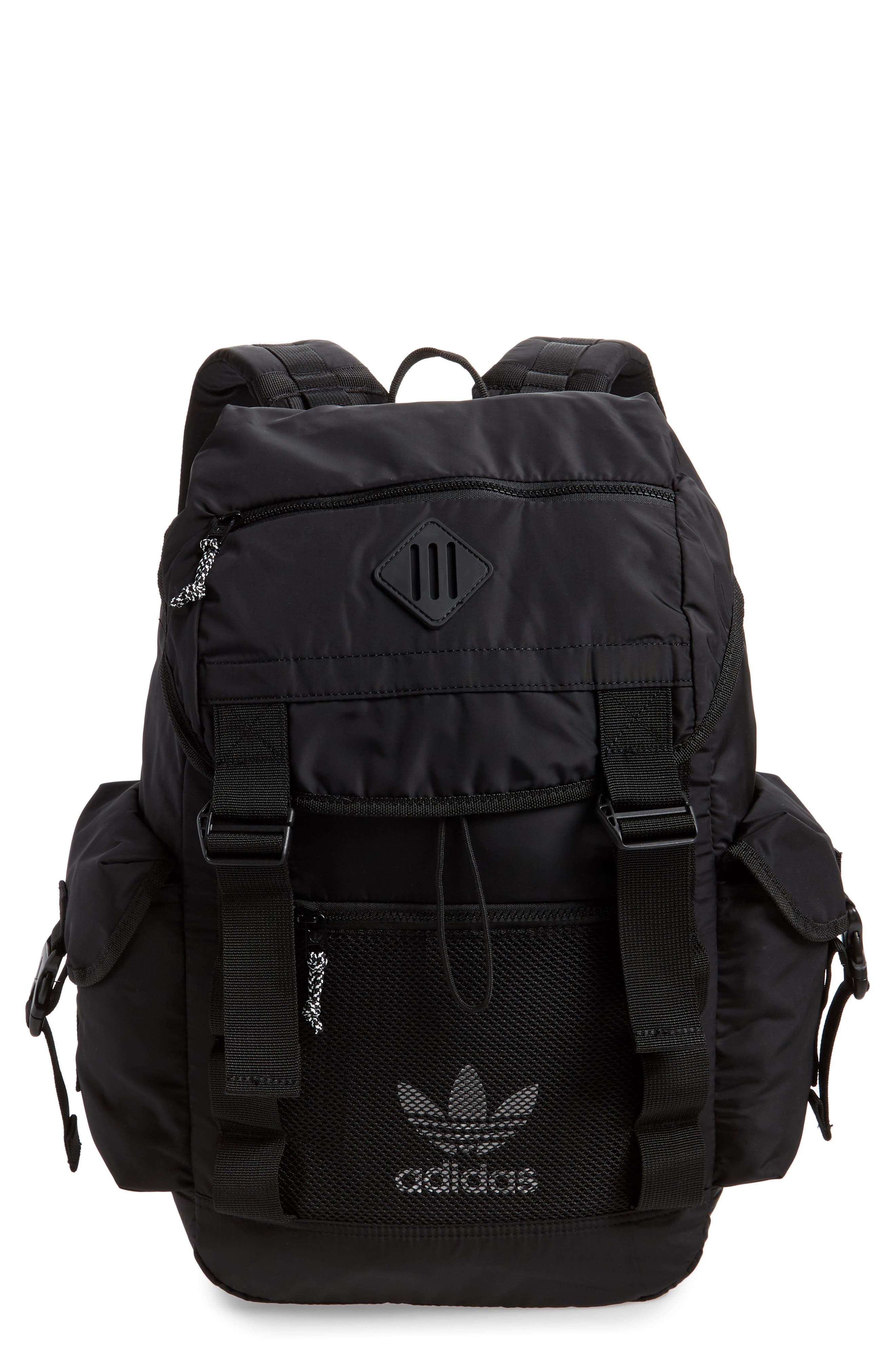 adidas Originals Urban Utility II Black Backpack, Main, color, 