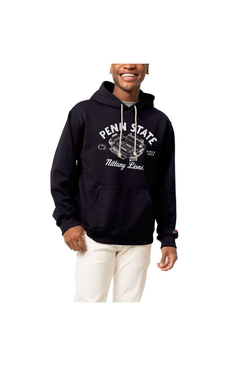 LEAGUE COLLEGIATE WEAR Men's League Collegiate Wear Navy Penn State Nittany Lions Stadium Essential Pullover Hoodie, Alternate, color, Navy