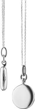 Monica Rich Kosann Nan Slim Round Locket Necklace