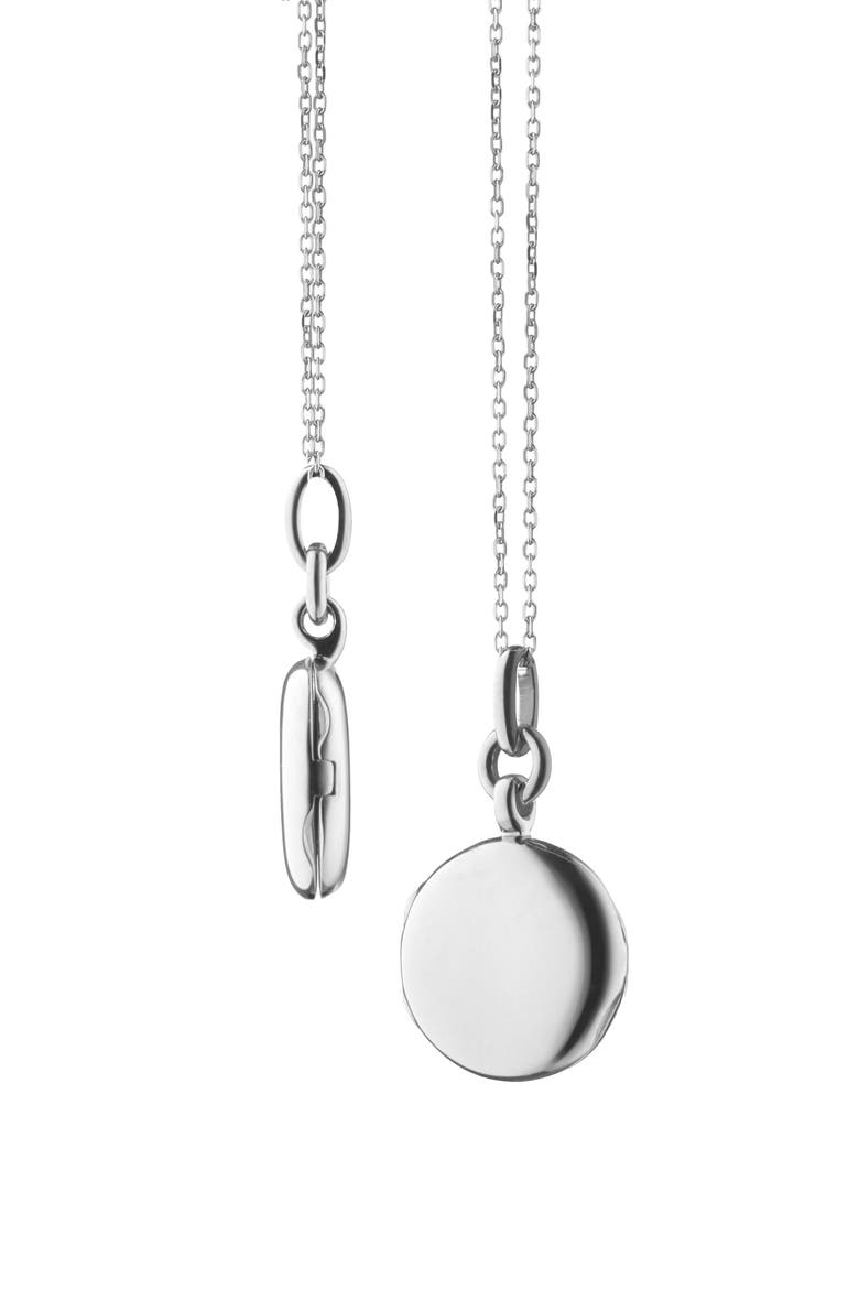 Nan Slim Round Locket Necklace video