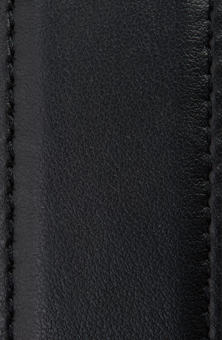 Versace Medusa Charm Leather Belt, Alternate, color, 