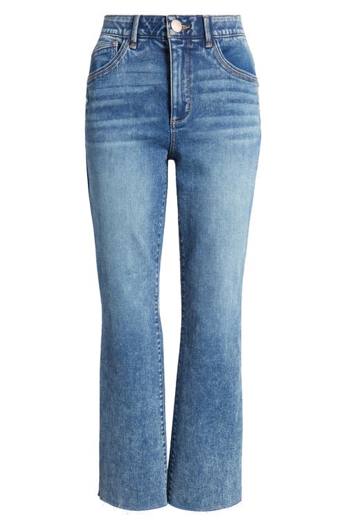 Wit & Wisdom 'ab'solution Skyrise High Waist Ankle Bootcut Jeans In Mid Blue Vintage