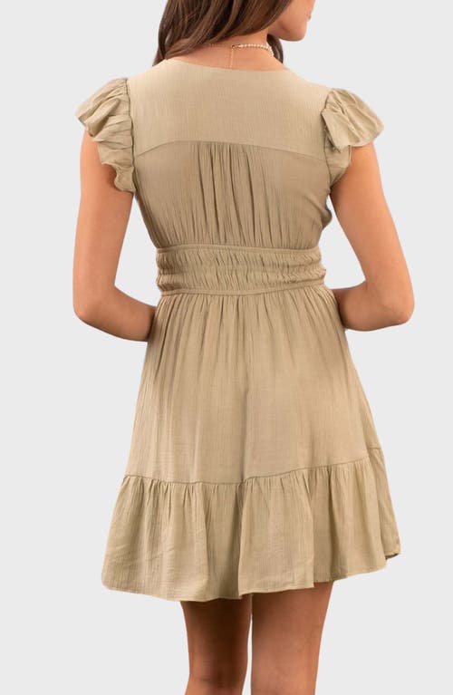 BLU PEPPER BLU PEPPER TIERED MINIDRESS 