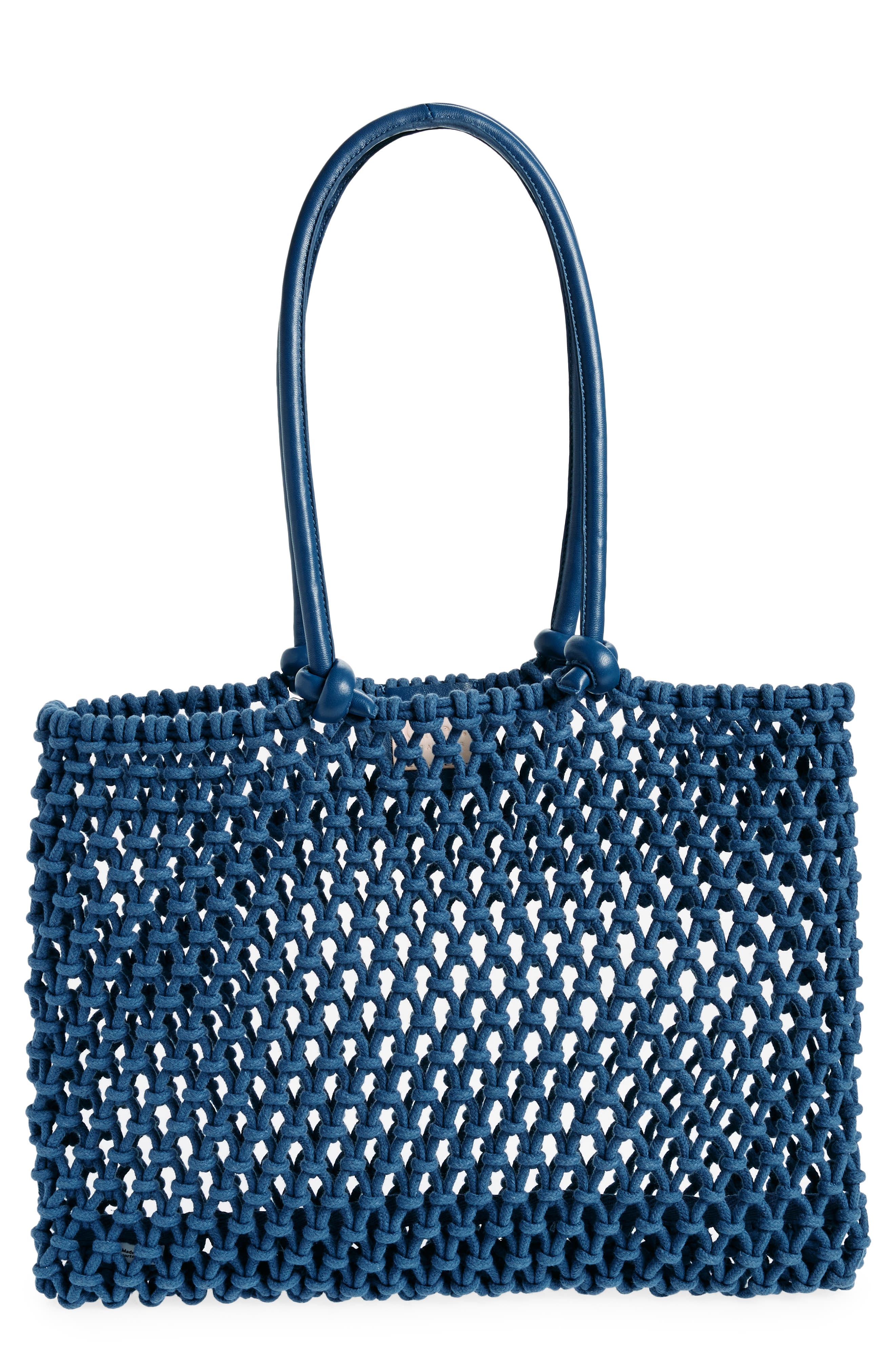 Clare V. Sandy Woven Market Tote, Main, color, 