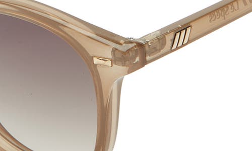 Le Specs Bandwagon 51mm Gradient Round Sunglasses In Neutral