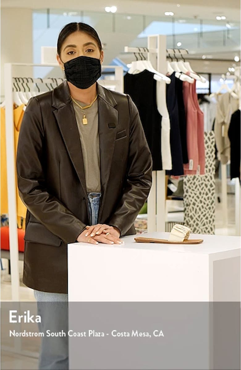 Nina Ruched Slide Sandal, sales video thumbnail