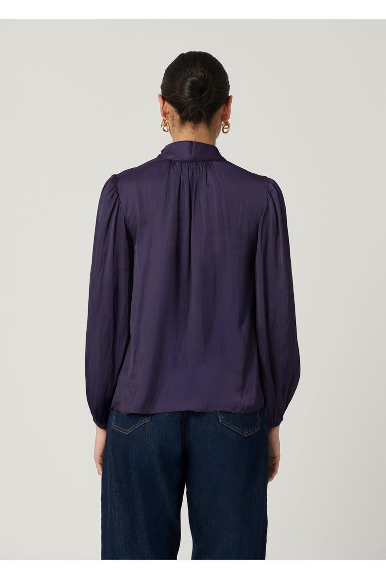 Rye Vintage Satin Top, Alternate, color, Iris