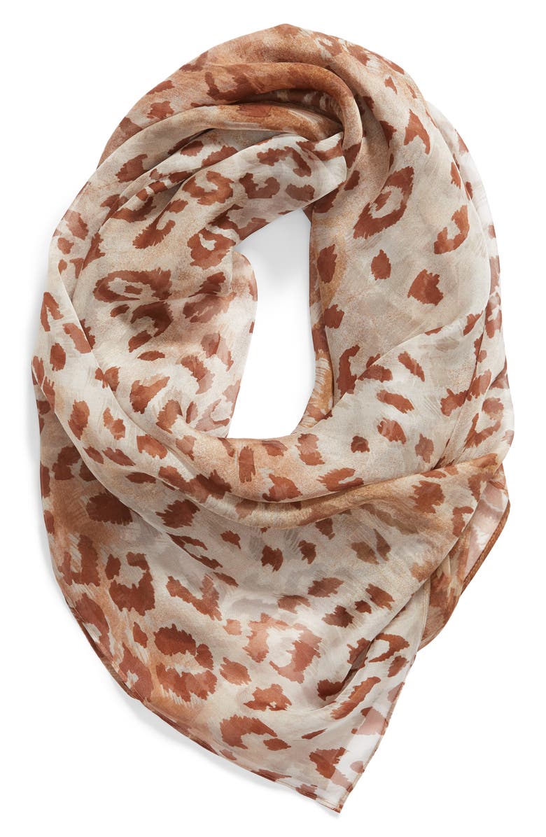 Nordstrom Silk Scarf, Alternate, color, 