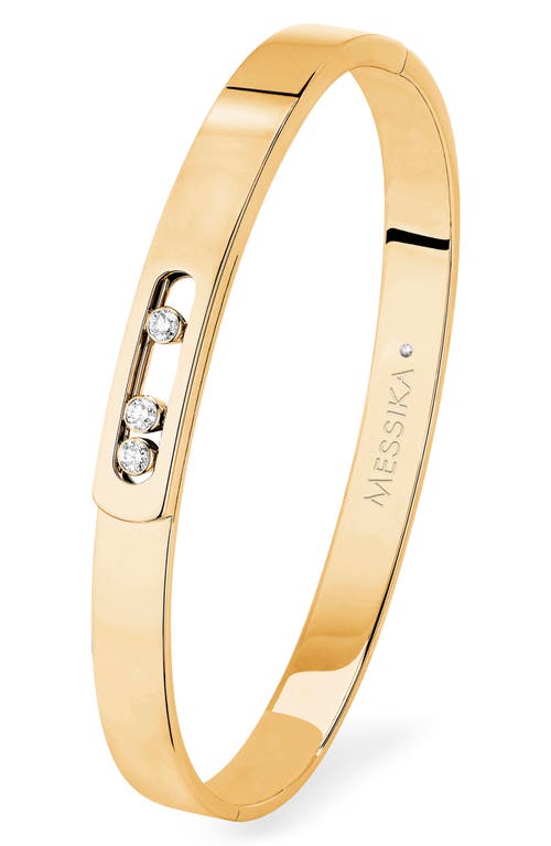 Messika Move Noa Diamond Bangle In Yellow Gold