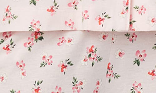 Ralph Lauren Lauren  Cotton Blend Floral Pajamas In Pink