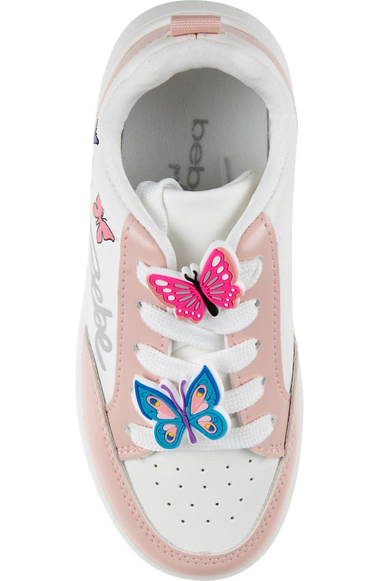 bebe Kids' Butterfly Court Sneaker, Alternate, color,