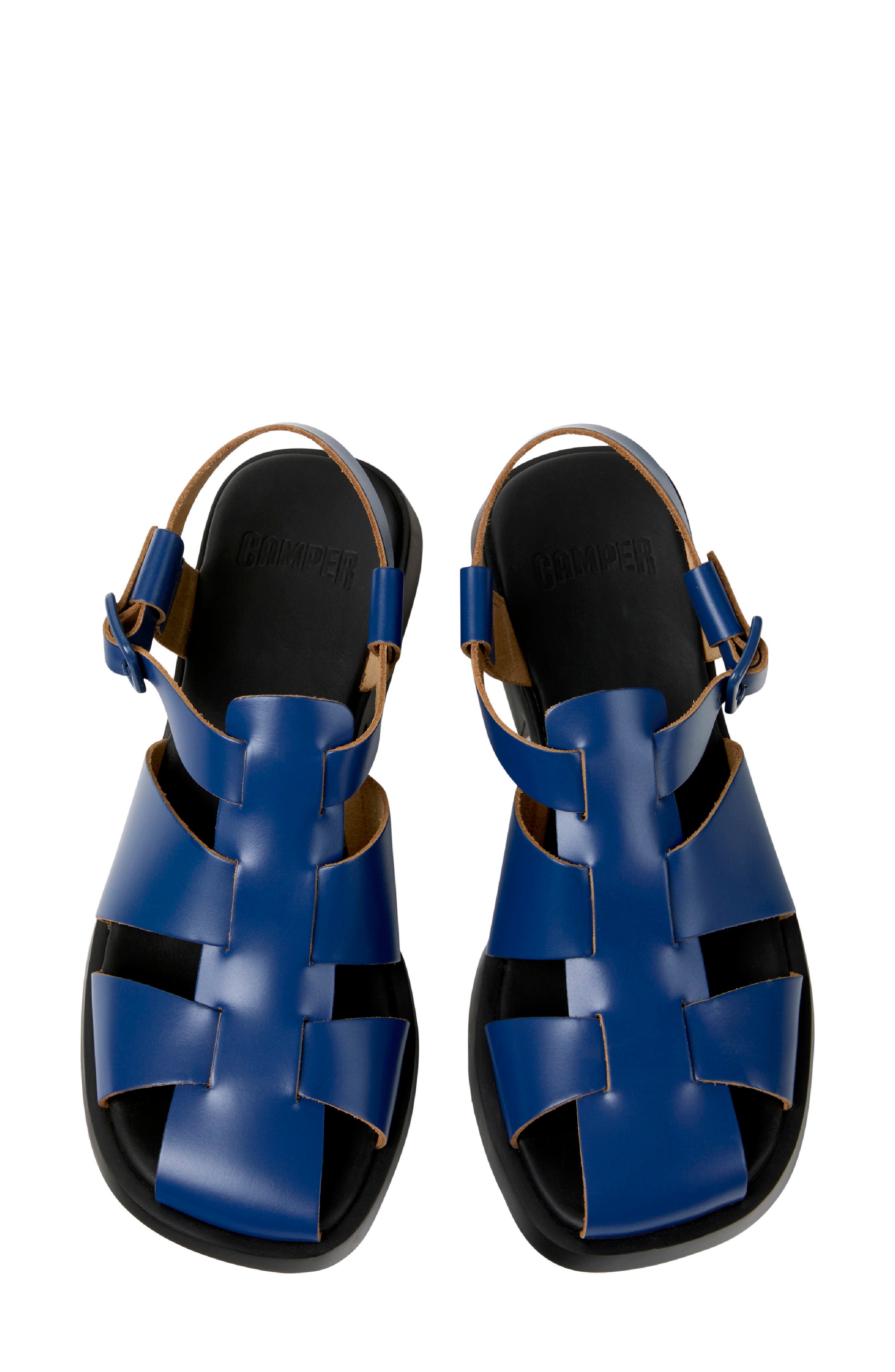 Camper Dana Fisherman Sandal, Alternate, color, Navy