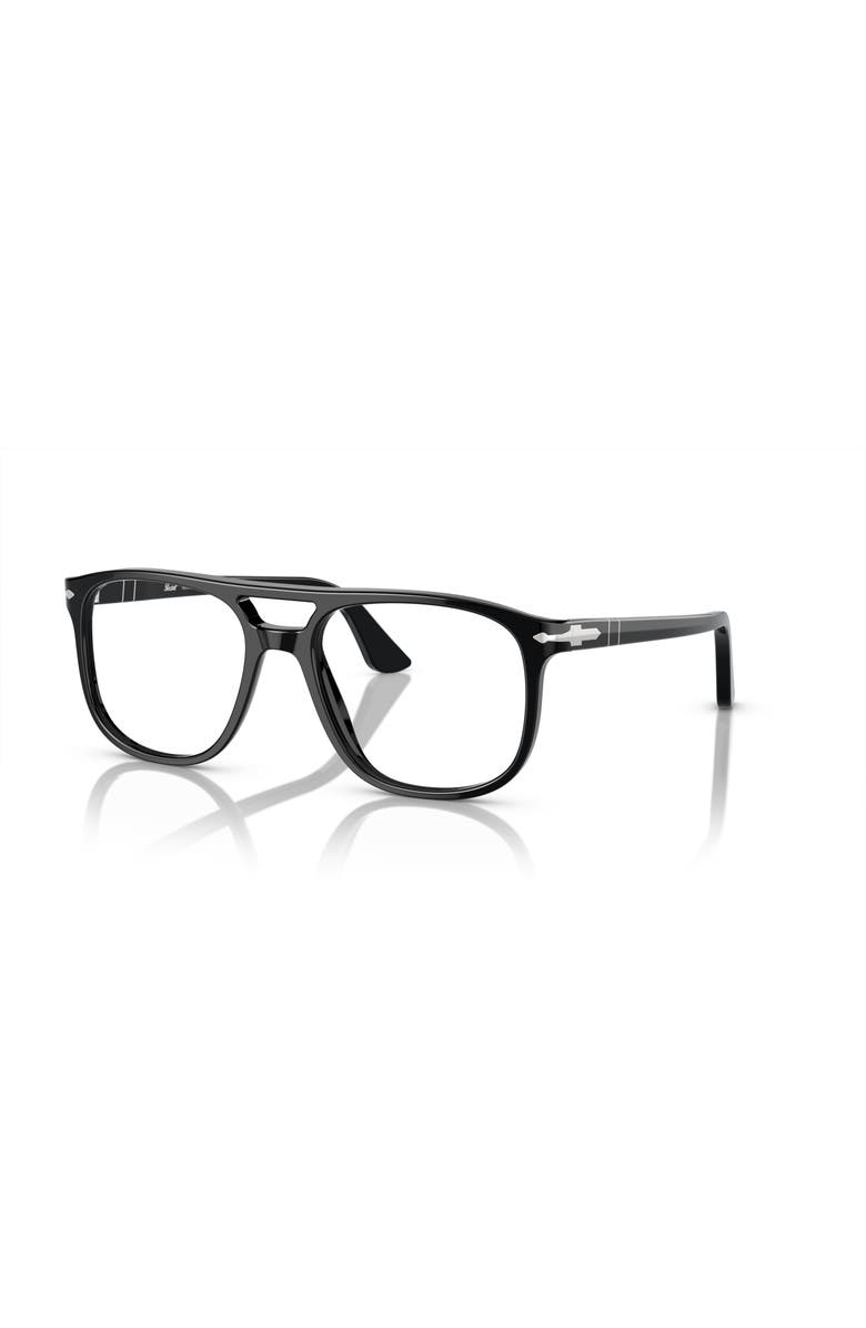 Persol 52mm Pilot optical glasses, Main, color, Black