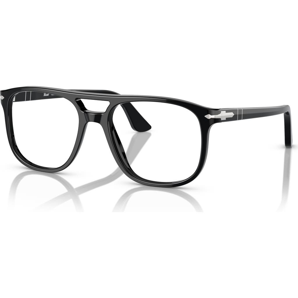 Persol 52mm Pilot Optical Glasses In Black