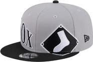 New Era Men's New Era Gray/Black Chicago White Sox Stretched Two-Tone 9FIFTY Adjustable Hat