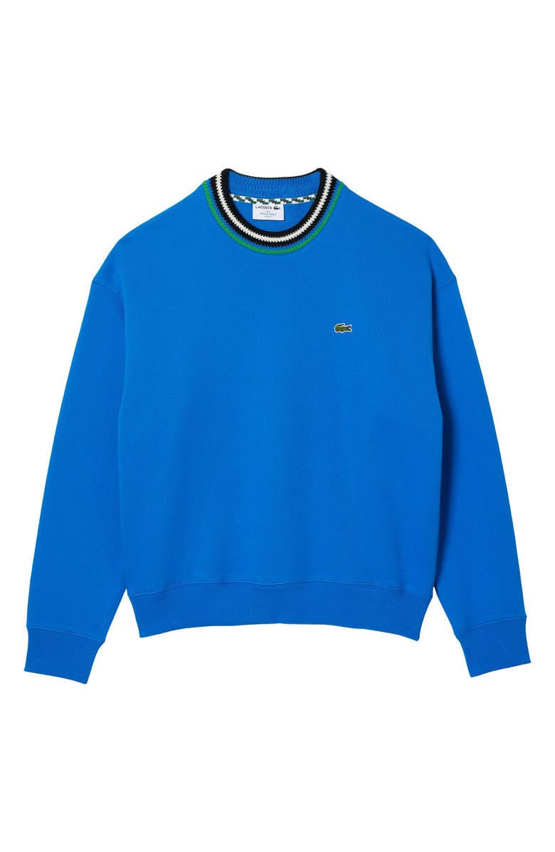 Lacoste Loose Fit Crewneck Sweatshirt, Main, color,