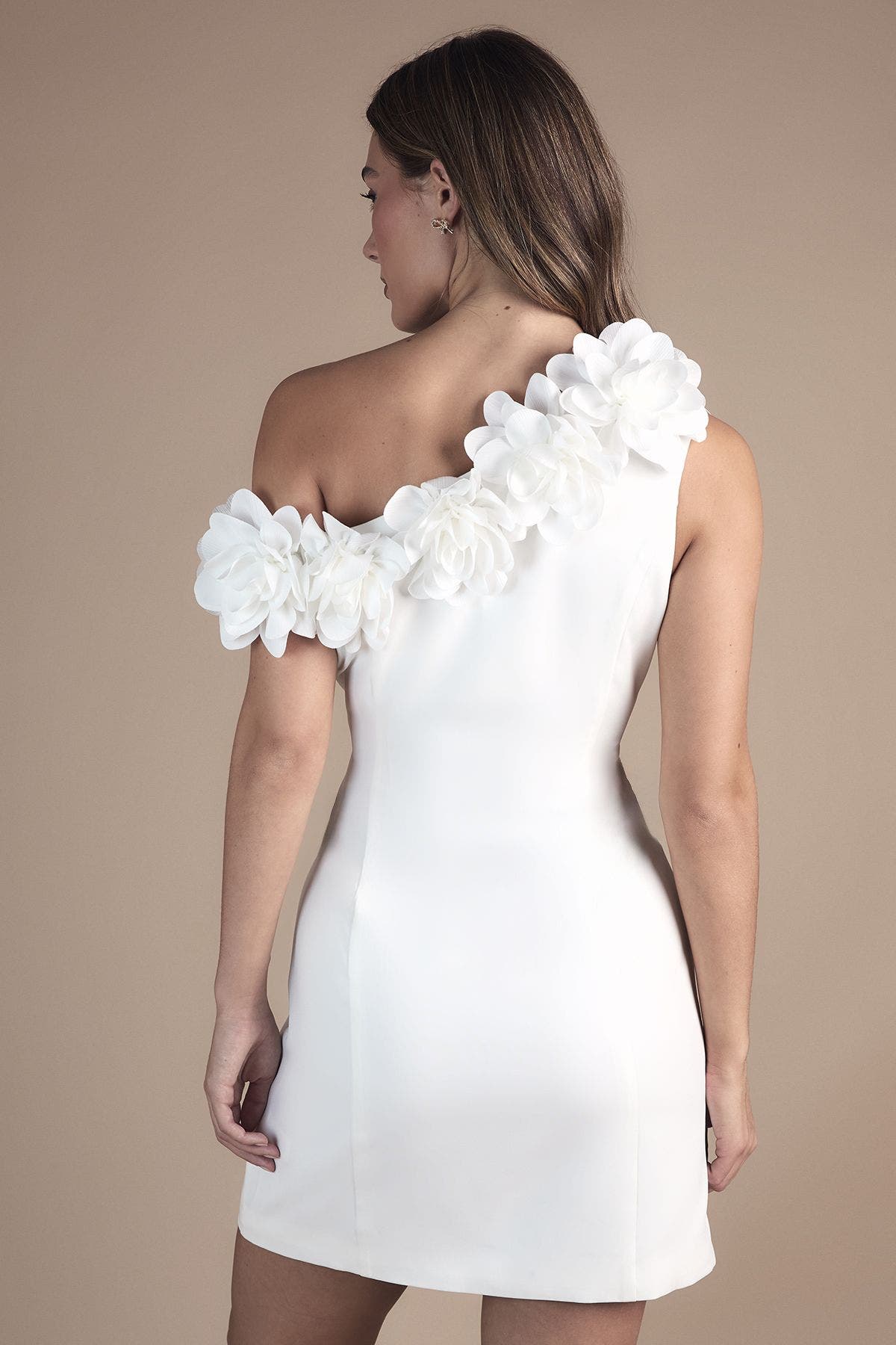Corsage Off Shoulder Mini Dress - image 2