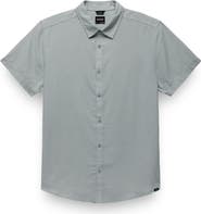 prAna Lindores Hemp Blend Short Sleeve Button-Up Shirt
